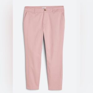 Like New Madison Mid Rise Slim Straight Chino Pant
18W | Light Pink